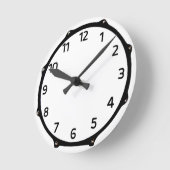 Drumming Time Wall Clock Ronde Klok (Hoek)