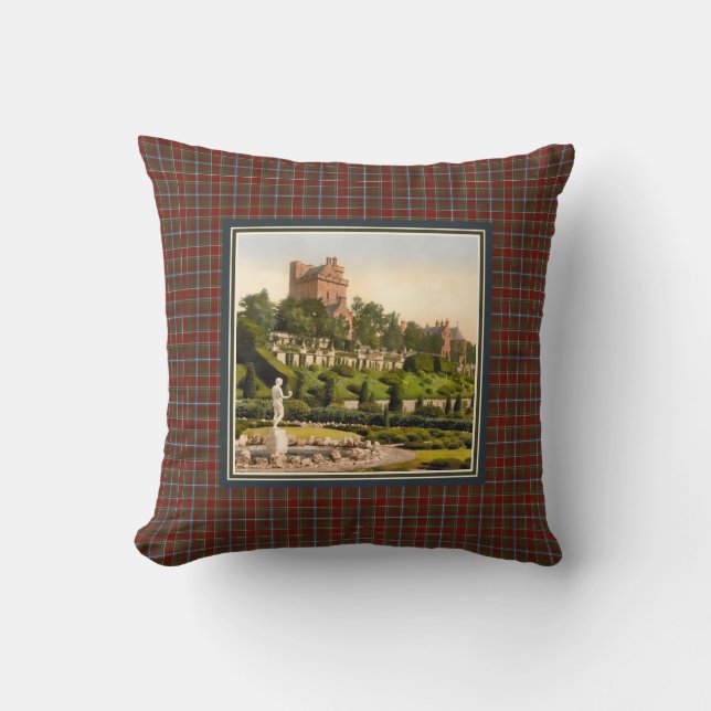  Drummond Castle Tartan Kussen (Voorkant)