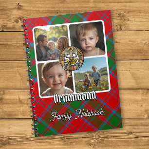 Drummond familiefotocollage notitieboek