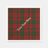 Drummond Tartan Plaid Papieren servetten (Voorkant)