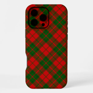 Drummond tartan rood groen geruit iPhone 16 pro max hoesje