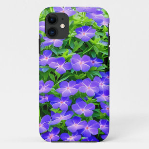 Drummond's clematis - een schattige kleine blauwe iPhone 11 hoesje