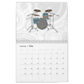 Drums Calendar Kalender (Jan 2026)