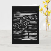 Drums Drumsticks Drummer Kaart (Gele Bloem)