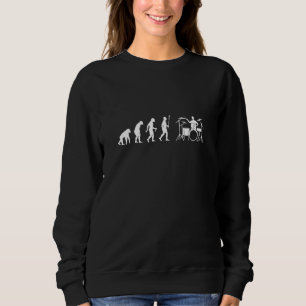 Drums Evolution Musician Instrument Humor Trui