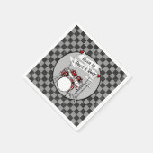 Drums Geboren in Rock & Roll Drummer Party Drum Ki Servet (Hoek)