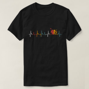 Drums Heartbeat Gifts Drummers Music Lover T-shirt