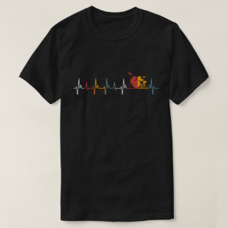 Drums Heartbeat Gifts Drummers Music Lover T-shirt