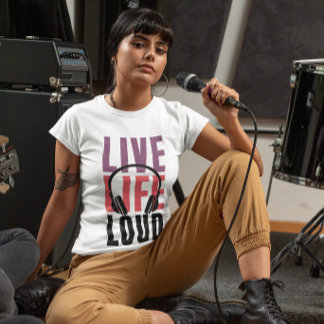 Drums het luid t-shirt