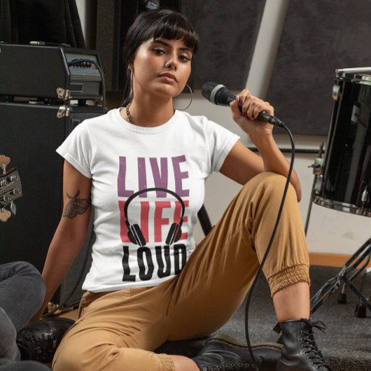 Drums het luid t-shirt