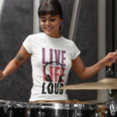 Drums het luid t-shirt