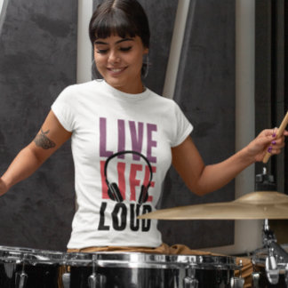 Drums het luid t-shirt