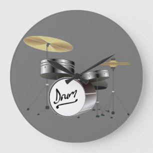 drums-instrumenten-muziekdrum grote klok
