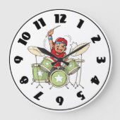 Drums-klok afspelen grote klok (Voorkant)