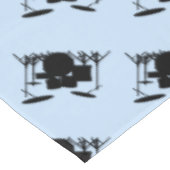 Drums Music Design Blue Tafelkleed (Gekanteld)