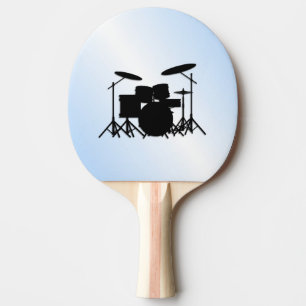Drums Music Design Blue Tafeltennisbatje