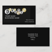 Drums - Muziek Visitekaartje (Voorkant / Achterkant)