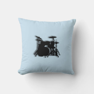 Drums Muziekinrichting Blauw Kussen
