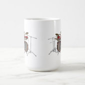 Drums: Red Drum Kit: 3D-model: Koffiemok (Center)