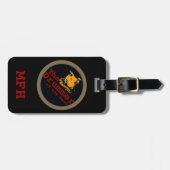 drums ~ reizigerdrummer bagagelabel (Voorkant horizontaal)