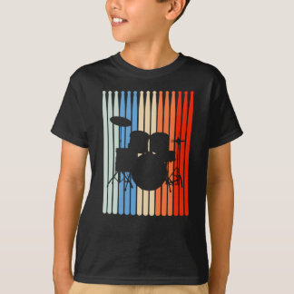 Drums Retro Drumset Drumsticks T-shirt