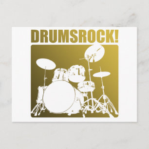 Drums Rocks. Briefkaart