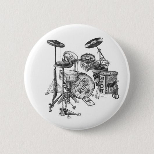 Drums Ronde Button 5,7 Cm (Voorkant)