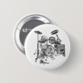 Drums Ronde Button 5,7 Cm (Voorkant /achterkant)