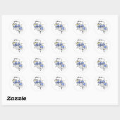 Drums Ronde Sticker (Vel)