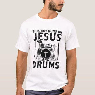 Drums-speler | Christelijke Jezus Band Drummer Gif T-shirt