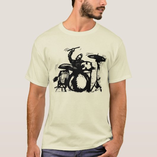 Drums T-shirt (Voorkant)
