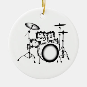 Drums "tekenen" keramisch ornament