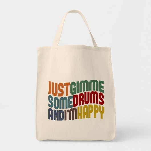 Drums Tote Bag (Voorkant)