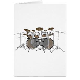 Drums: White drumkit: 3D-model:
