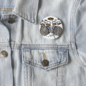 Drums: White drumkit: 3D-model: Ronde Button 5,7 Cm (In situ)