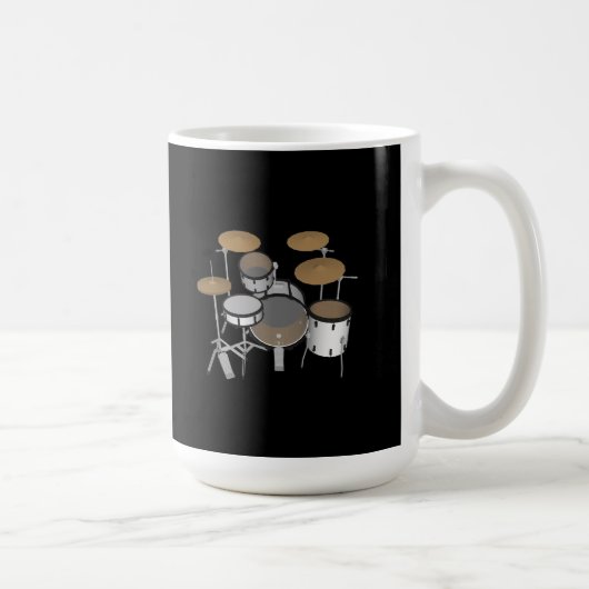 Drums: Witte drumstel: 3D Model: Koffie Mok (Rechts)
