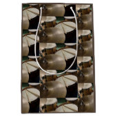 Drumset bekkens en stokken medium cadeauzakje (Voorkant)