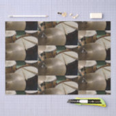 Drumset bekkens en stokken tissuepapier (Craft)