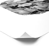 Drumset noir et blanc conception de la photo (Coin)
