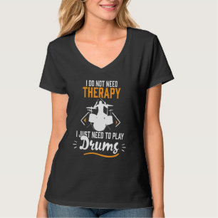 Drumstel Hobby Instrument Muziek Muzikant T-shirt