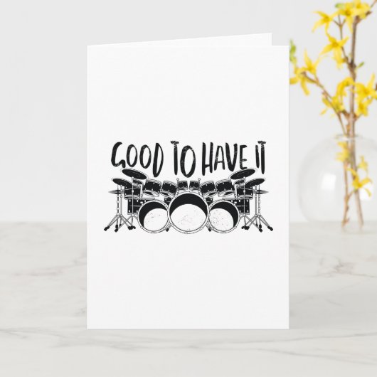 drumstel kaart (Gele Bloem)