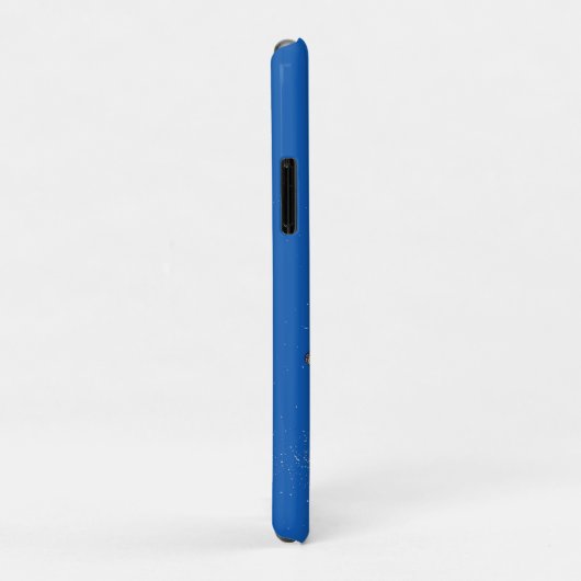 Drumstel op Blauw Case-Mate iPhone Case (Achterkant/rechts)