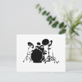 drumstel PNG Briefkaart (Staand voorkant)