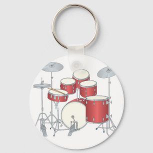 drumstel sleutelhanger