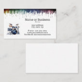 drumstel visitekaartje (Voorkant / Achterkant)