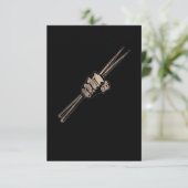 Drumstick Bedankkaart (Staand voorkant)