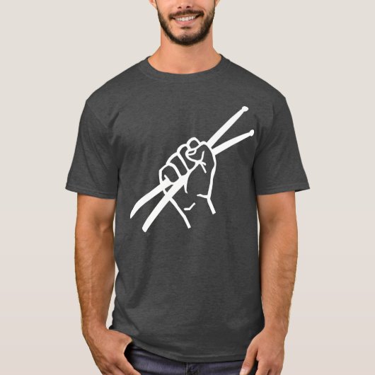 Drumsticks drummer t-shirt (Voorkant)