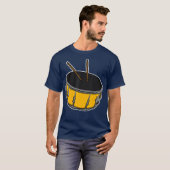 Drumsticks en drummer Gift Drums T-shirt (Voorkant volledig)