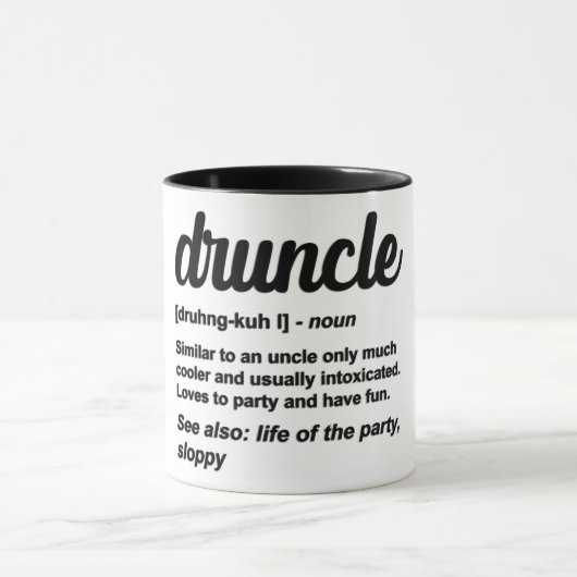 Druncle/oom-definitie Mok (Midden)
