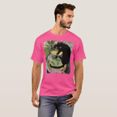 Drunk cat Dunk retro T-shirt (Voorkant volledig)
